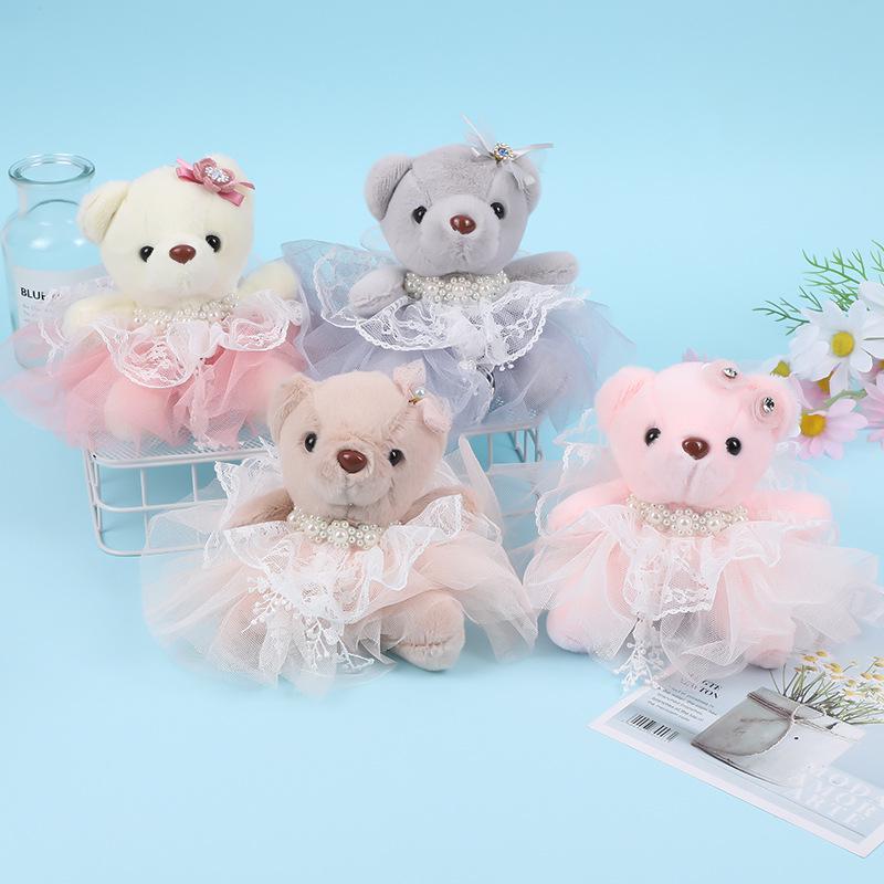 Plyschnalle Nyckelring Hänge - Söt Tecknad Mode Docka Prydnad