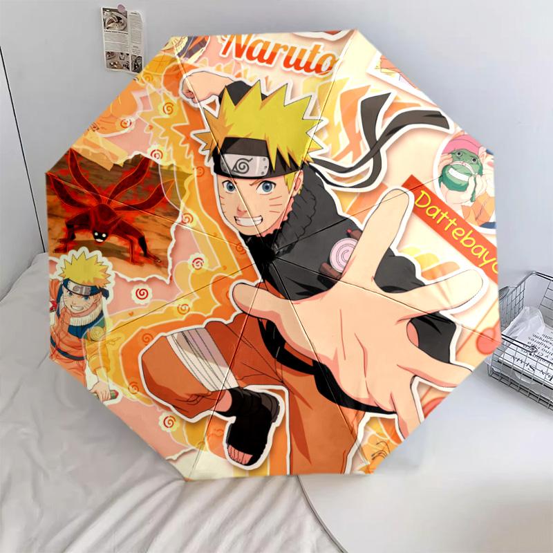 Naruto Naruto Daily Growth 8-Bone Automatic Folding Umbrella, Stylish, Perfect Gift for Anime Enthusiasts