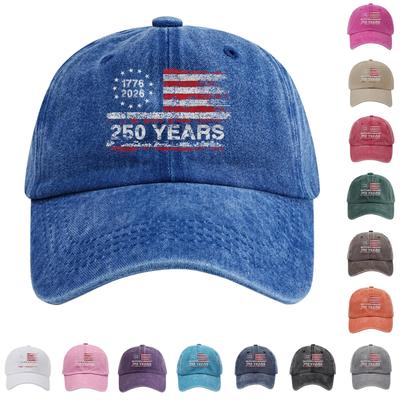 American Anniversary Commemorative Hat Printed Baseball Hat