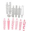 Candle Metal Cutting Dies Scrapbooking Stencil Die Cuts Card Embossing DIY Photo Album Template Mold Decoration Craft