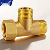 Copper Threaded Three-Way Live Joint Pipe Fitting