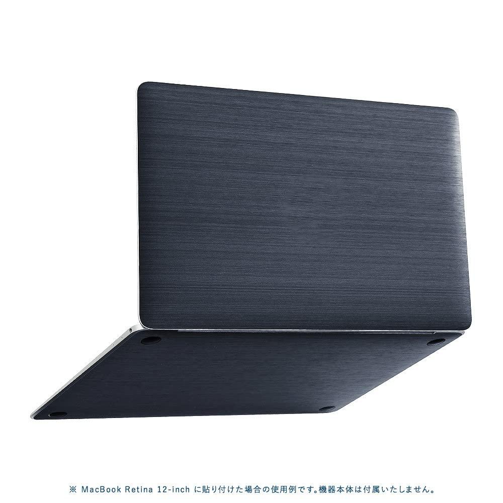Wraplus Skin for MacBook Air Brushed Packaging 13-inch (M4, M3, M2, 2025, 2024, 2022) [Navy Metal], Eco-Friendly