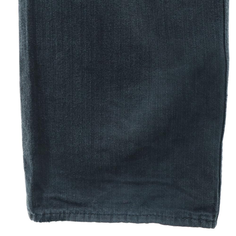 COOTIE Herringbone Button fly Long pants w30 Black series Men's Used