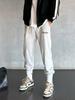 Bkcxzice Pants American Style Basketball Training Long Pants Sports Pants Men's Jogger Gray Casual Running Loose Sweatpants