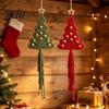 Unique DIY Christmas Trees Boho Make 2 Tree Kit Presents Braided Cotton Rope Knot Craft