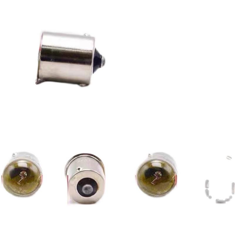 Tri-Color Machine Tool Alarm Indicator Bayonet Bulb 12V/24V/36V 10W/5W Motorcycle Round Head