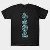 Men Black Print T-shirt Avatar - Airbender - Elements No-Cut Transfer Paper Print Cotton Tshirt