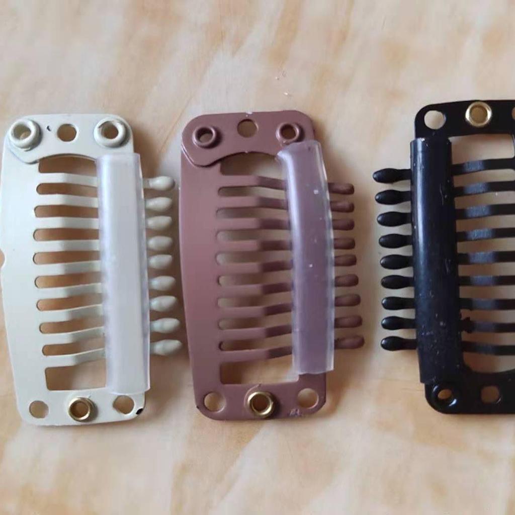 3,2 cm Kohlenstoffstahl Neunzahn Rostbeständig Haarverlängerung & Perücke BB-Clip
