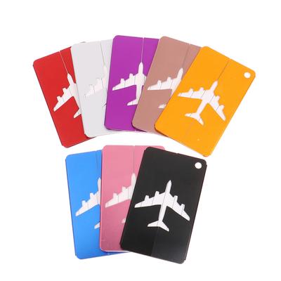 Aluminum Alloy Travel Luggage Tags Baggage Suitcase Address Tag Label