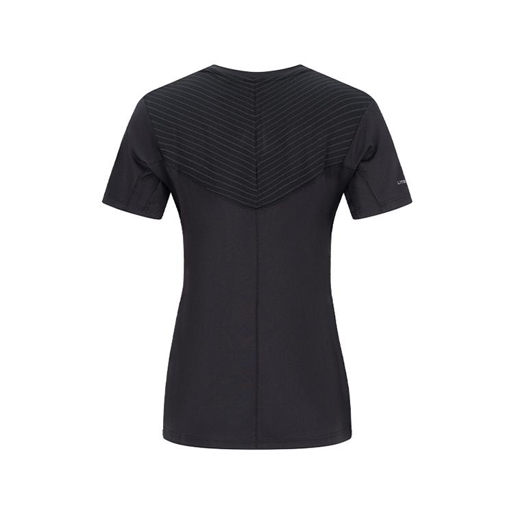 ASICS Reflective Night Running Moisture-Wicking Quick-Dry Soft Sports Short Sleeve Women tops 2012D520-001
