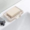 Kitchen Soap Tray Silicone Sponge Holder Sink Organizer Silicone Soap Holder for Bathroom Kitchen Counter/Soap Bottles