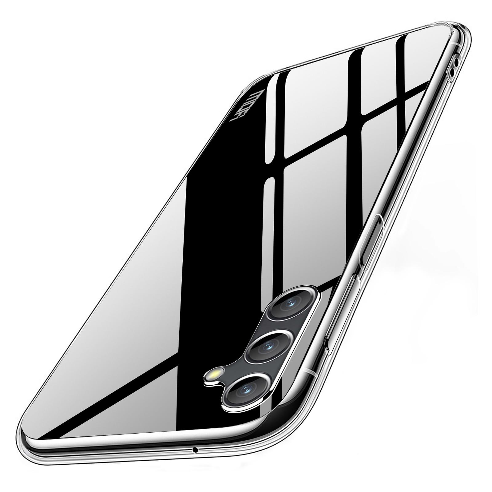 

MOFI For Samsung Galaxy S23 FE Transparent Phone Case Soft TPU Protective Phone Cover A
