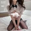 Style Bell Sex Lingerie Sexy Uniform President Little Secretary Nightclub Cosplay Three-Point Hip Wrap Skirt Suit
