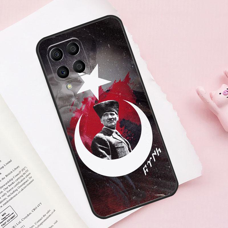 Turkei Turkey Ataturk Flag Case For Samsung Galaxy M15 M35 M55 M51 M31 M21 M11 M16 M36 M56 M53 M12 M32 M52 M14 M34 M54