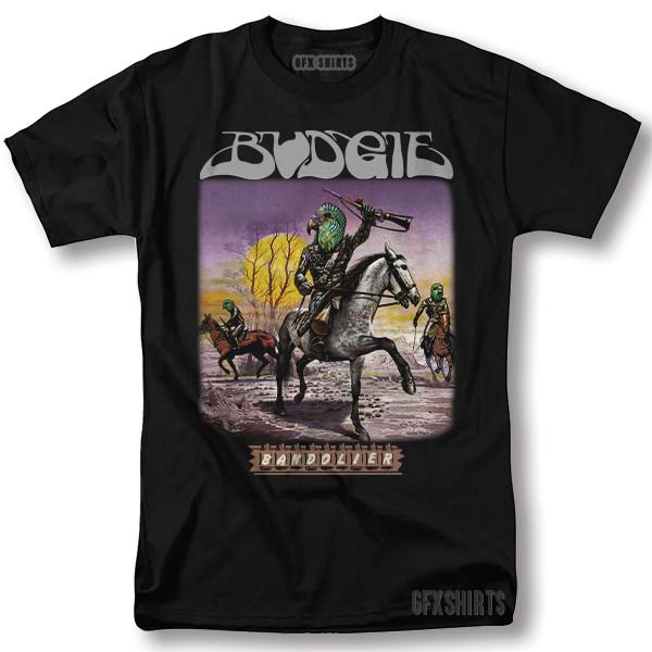 Budgie Shirt Bandolier Rock Merch Concert Tour Vntg Graphic T-Shirt Unisex T-Shirt S