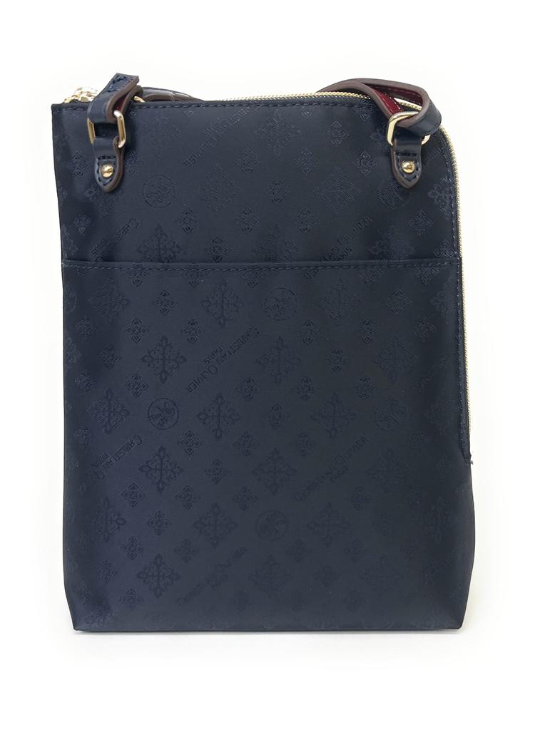 Vertical Multi Pochette 7706 Water Repellent Jacquard [Christian Olivier] (Ink Navy)