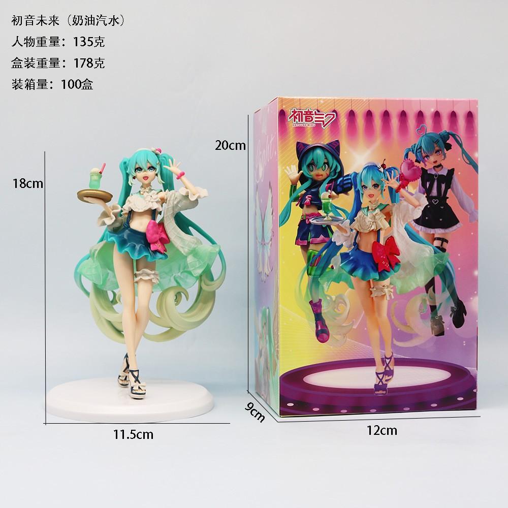 Cute Girl Hatsune Miku Anime Character Fashionable Suitable For Desktop Decoration Ornaments Doll Christmas Gift Pvc Collectible