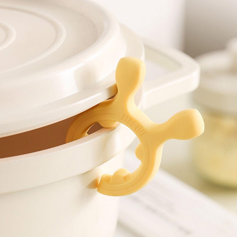 Universal Spatula Holder Anti Scalding Anti Overflow Pot Clip  for Kitchen Stove Top