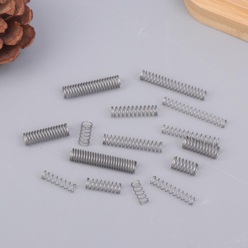 240pcs Assorted Stainless Steel Compression Springs Kit Reliable Mechanical Parts for Maintenance and Fixing 1PC