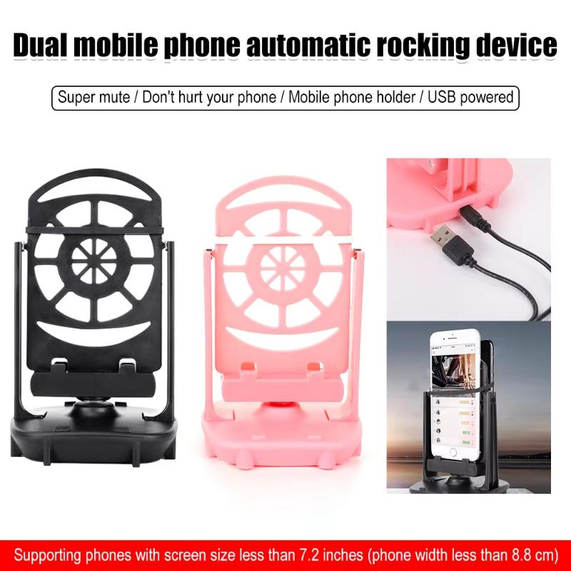 Schwingendes Telefon-Gerät Schüttler Schrittzähler Automatischer Dual-Kamera Schrittzähler Mobiltelefon Schrittzählgerät Schritt-Tracking-Gadget