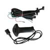 Weatherproof ATV Winch Remote Control Kit 12V Manual Handheld Switches 3 Prong Female Plug Suitable for Outdoor Vehicles