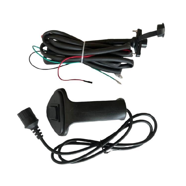 Weatherproof ATV Winch Remote Control Kit 12V Manual Handheld Switches 3 Prong Female Plug Suitable for Outdoor Vehicles