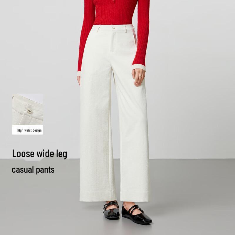 

FivePlus Women s Casual Straight Leg Trousers 29