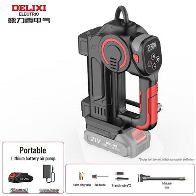 DELIXI 24V Cordless Car Tire Inflator CN Plug (adapter Included)