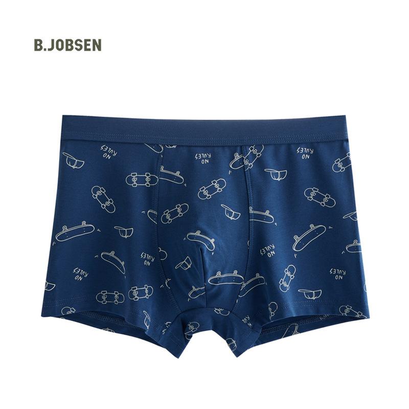 Men's Underwear Flat Leg Pants Mid Waist Size Breathable Four Corners Underwear