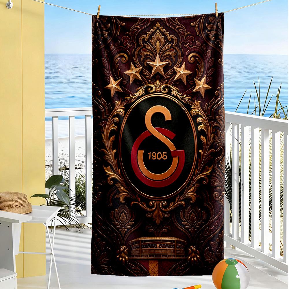 Galatasaray Beach Towel Super Soft & Absorbent Comfortable Lightweight