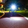Aluminum Alloy Bike Tail Light Helmet Light LED Front Rear Warning Lamp 3 Modes for Night Riding Mountain Road Cycling Safety