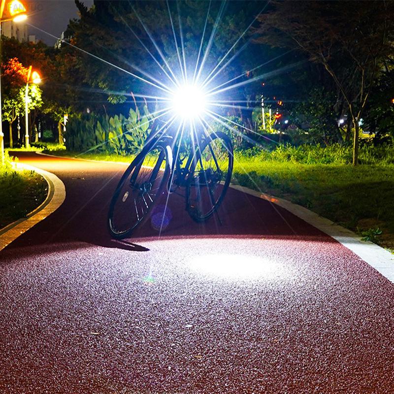 Aluminum Alloy Bike Tail Light Helmet Light LED Front Rear Warning Lamp 3 Modes for Night Riding Mountain Road Cycling Safety