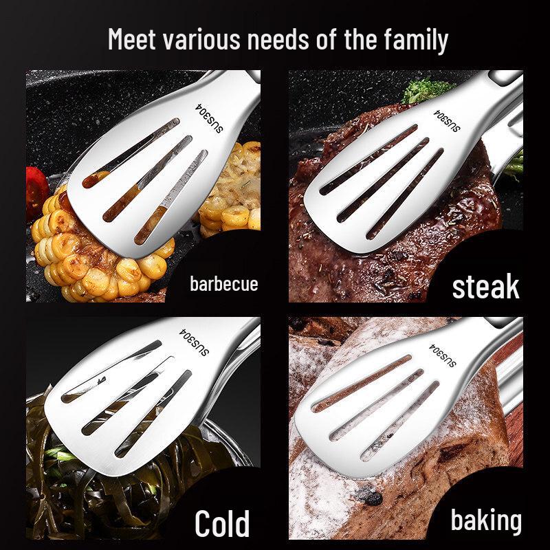 Anti-scald Stainless Steel Food Tongs