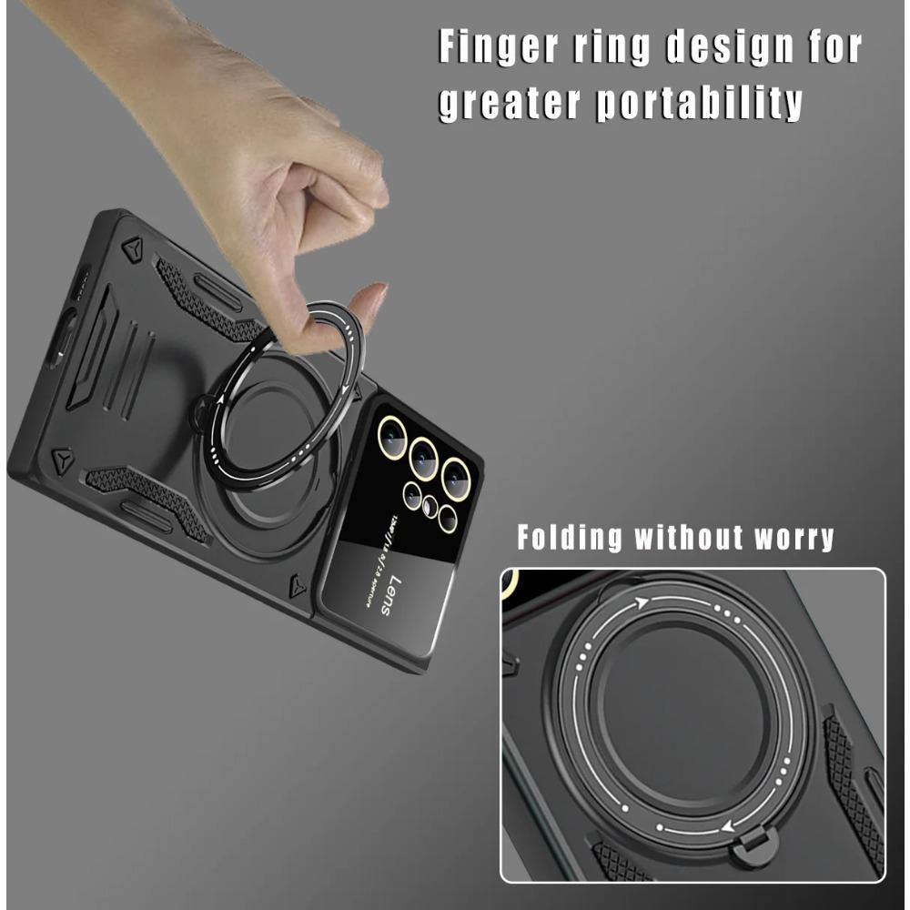Magsafe Wireless Charging Case For Samsung Galaxy S24 S23 S22 Ultra S21FE S20FE Armor Magnetic Ring Cover For Samsung S21 S20 FE