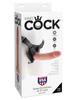 Gode Belt King Cock 23 X 5.3 Cm Flesh - King Cock - Godes
