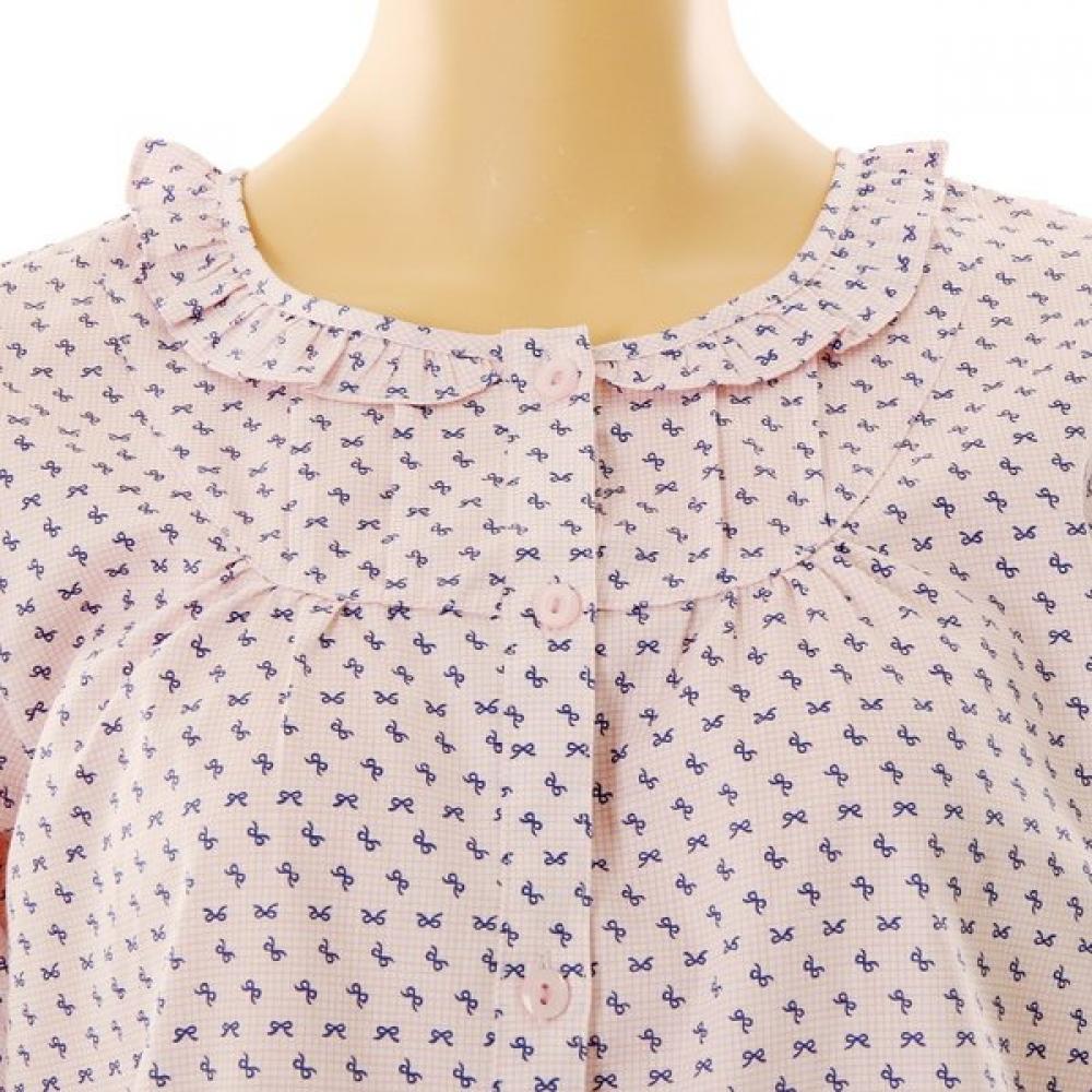 Wakoal 70S Cotton Lovely Ribbon Print Women S pajamaS Wpa3190