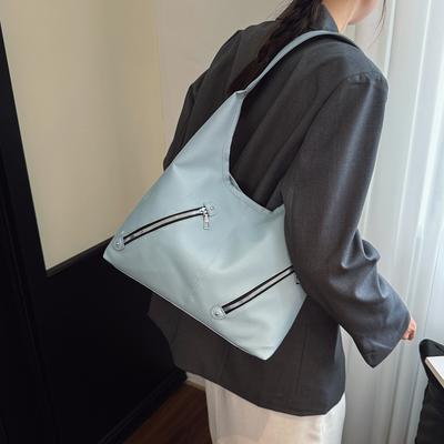 Bag Korean Lazy Wind Underarm Bag 2025 New Large Capacity Tote Bag Wide Shoulder Strap Single Shoulder Casual Backpack