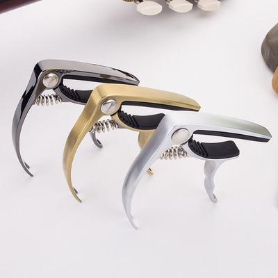 Aluminum Alloy Clamp Key Arc-shaped Guitar Capo Simplicity Tuners