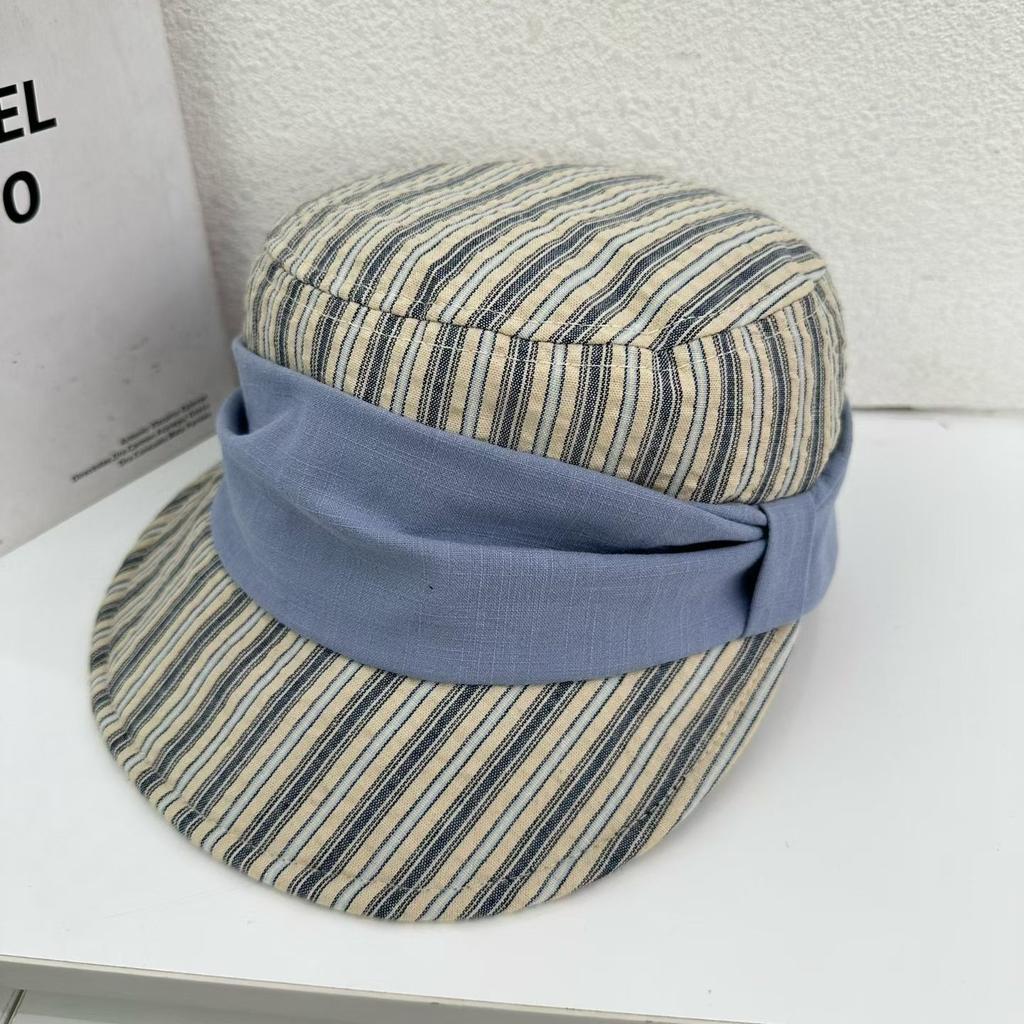New Equestrian Hat Women's Foldable Big Eaves Sunscreen Hat Summer Travel Versatile Thin Breathable Beret