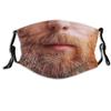 3D Three-dimensional Mask Personality Creative Social Funny Imitation Facial Expression Dance Cotton Printed Mask
