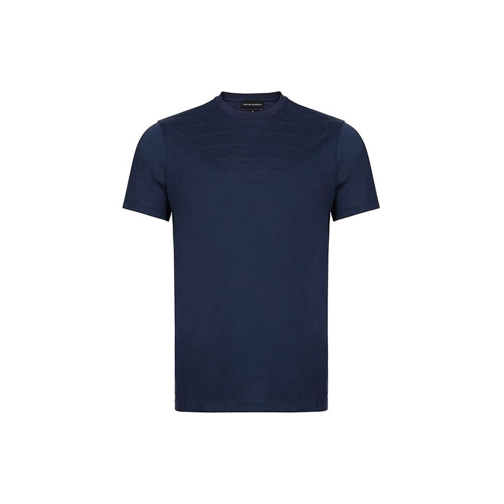 Emporio Armani Short Sleeve Crew Neck T-Shirt Men tops Dark-Blue 3Z1TM1-1JQSZ-F902