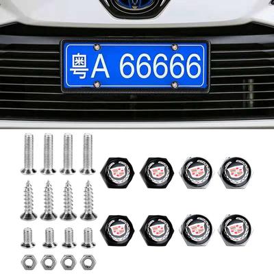 Stainless Steel Car License Plate Bolts Screws for ATS CTS DTS STS XTS SLS BLS XLR Escalade Deville Seville Accessories