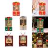 Christmas Music Box Lantern Tree Scene Glittering Snowing Toy for Desktop Home Decor