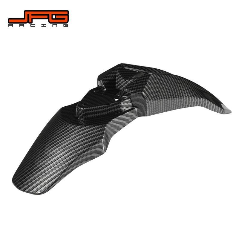 Motorcycles Front Fender Guard Carbon Fiber Pattern Protect Mudguard Cover Durable PP For Talaria Sting X3 Electric Bike E-bike