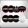 4 SZTUKI 56mm JCW John Cooper Works Logo Nakładka na środek koła samochodowego Odznaka do felgi do Mini Coopers Clubman R56 R52 F55 F56 R60