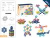 Children'S Changeable Square Bullet Snowflake Granules Building Block Educational Toys & Color Box Small Gifts