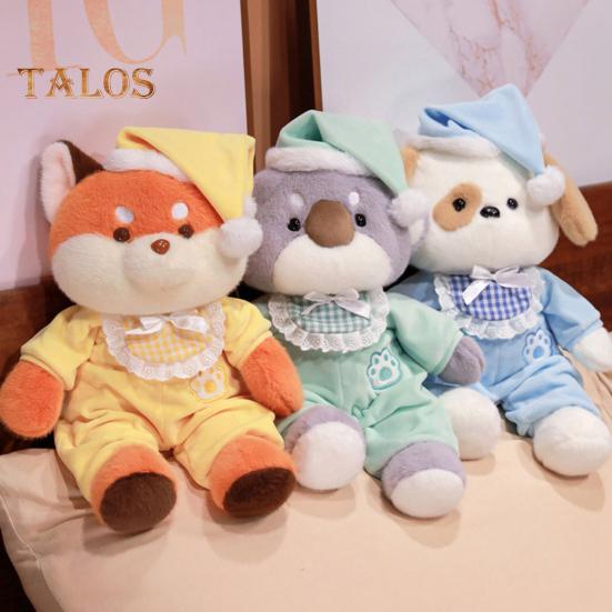 Koala Plush Toy 15.78 Inch Soft Stuffed Animal Fox Dog Plush Doll Cute Sleeping Companion Gift for All Ages