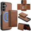 For Samsung Galaxy A16 4G/5G Magnetic Phone Case Leather Back Cover with Detachable Card Holder