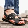 Fashion Men's Sandals Fashion Casual Leather Sandals Outdoor Non Slip Trekking Sandalias Summer New Beach Shoes for Man Designer Slipper