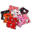 Women's HelloKitty Pajama Pants Cartoon Fleece Lounge Pants for Halloween Warm Fleece Lined Fall Winter
